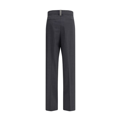Fabiana Filippi Gray Fleece Wool Casual Pants Fabiana Filippi