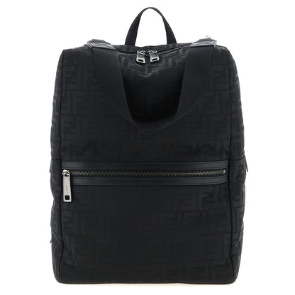 Fendi Black Polyamide Backpack