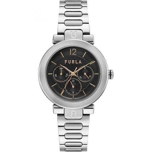 Furla Gray Stainless Steel Bracelet Watch Furla