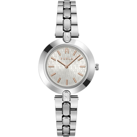 Furla Gray Stainless Steel Dress Watch Furla