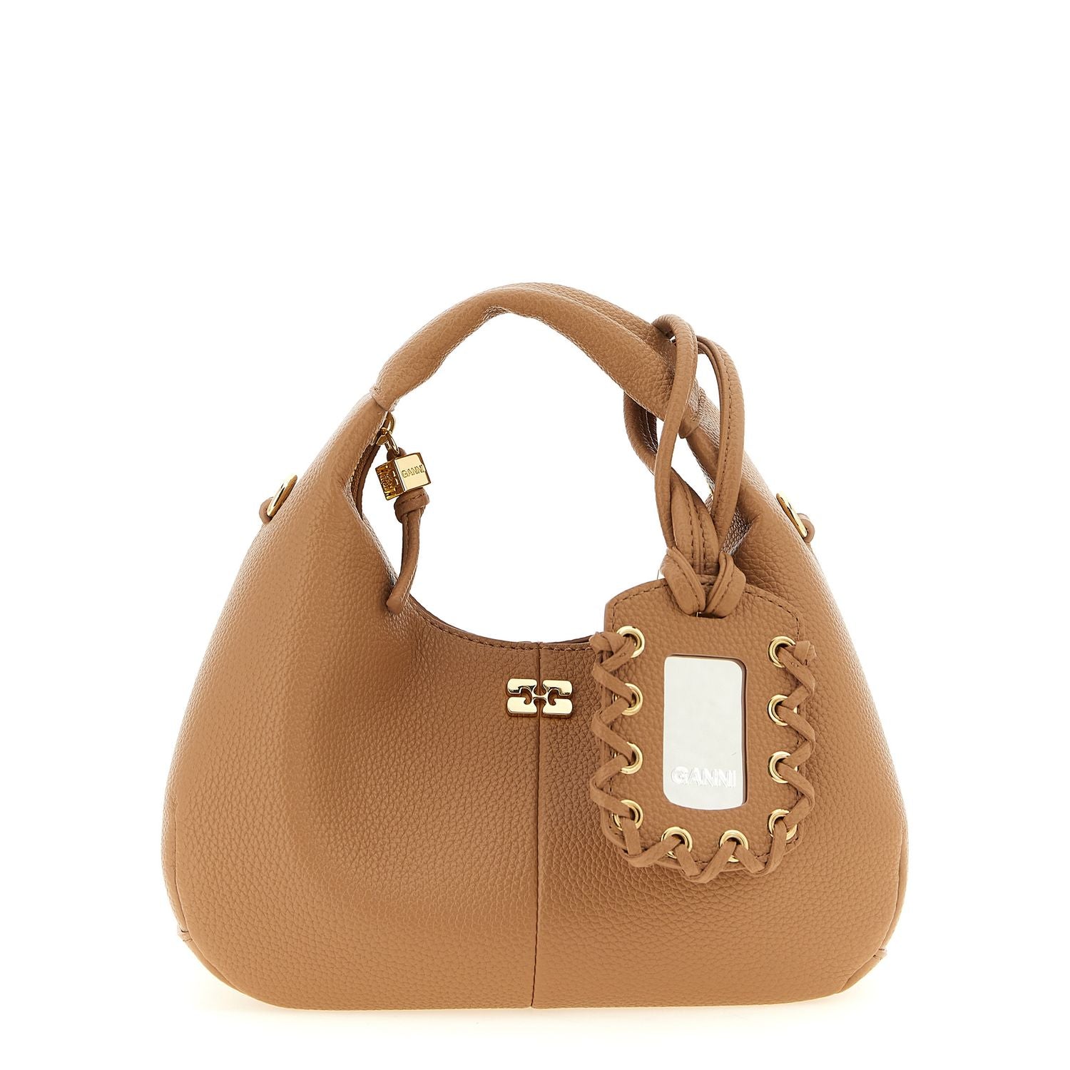 Ganni Beige Polyester Handbag