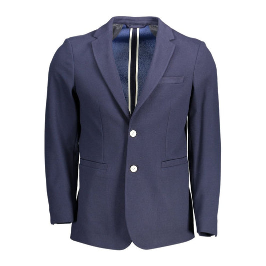 Gant Blu Polyester Men's Jacket 1728,67403481248,Blazers - Suits & Blazers - Clothing,Blue,Clothing,Gant,IT50 | L,IT54 | XXL,Men,New with tags,Suits & Blazers - Clothing