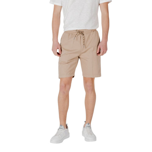 Gianni Lupo Beige Cotton Bermuda Shorts Gianni Lupo