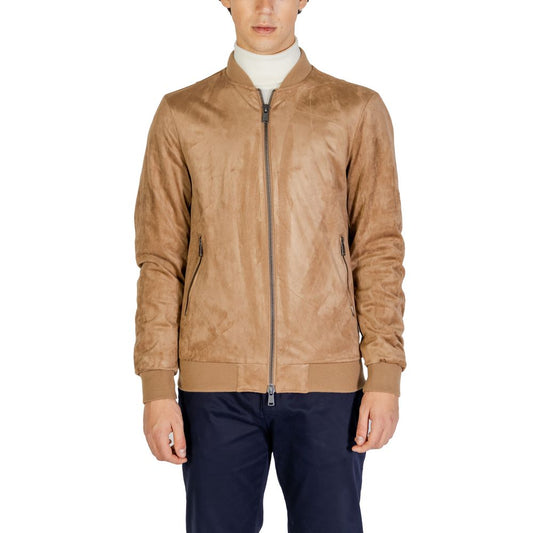 Gianni Lupo Beige Polyester Bomber Gianni Lupo