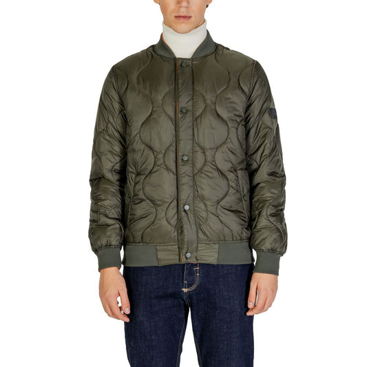 Gianni Lupo Green Polyamide Bomber Gianni Lupo