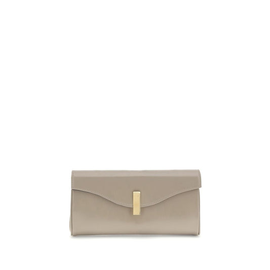 Giuseppe Zanotti Beige Leather Clutch Bag Giuseppe Zanotti