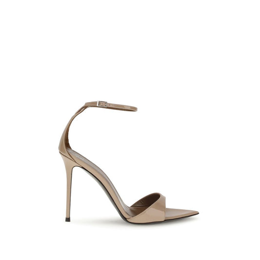 Giuseppe Zanotti Beige Leather Stiletto Heel Sandals Giuseppe Zanotti