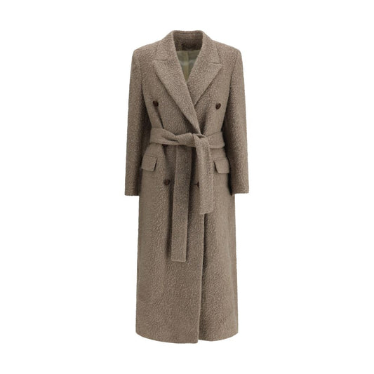 Golden Goose Beige Fleece Wool Coat Golden Goose