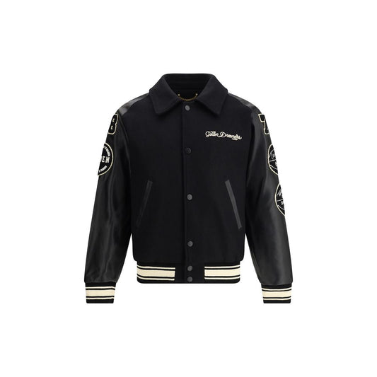 Golden Goose Black Fleece Wool Bomber Golden Goose