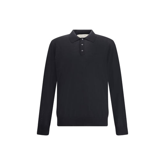 Golden Goose Black Fleece Wool Dress Shirt Golden Goose