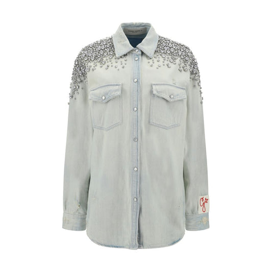 Golden Goose Blue Denim Shirt Golden Goose