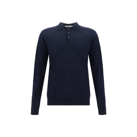 Golden Goose Blue Fleece Wool Shirt Golden Goose