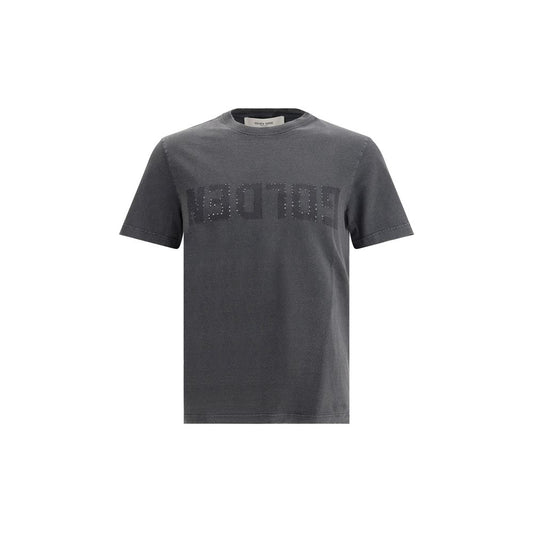 Golden Goose Gray Cotton T-Shirt Golden Goose