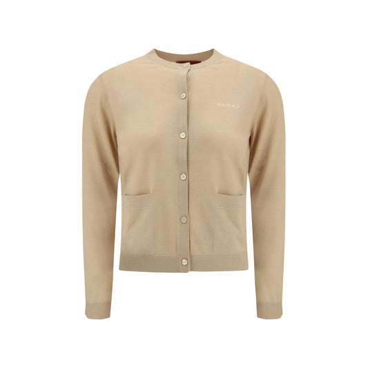 Gucci Beige Cashmere Cardigan