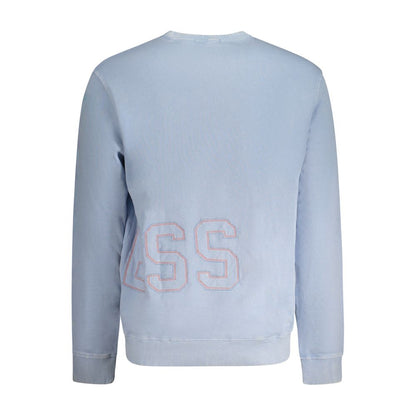 Guess Jeans Azzurro Cotton Men Sweatshirt