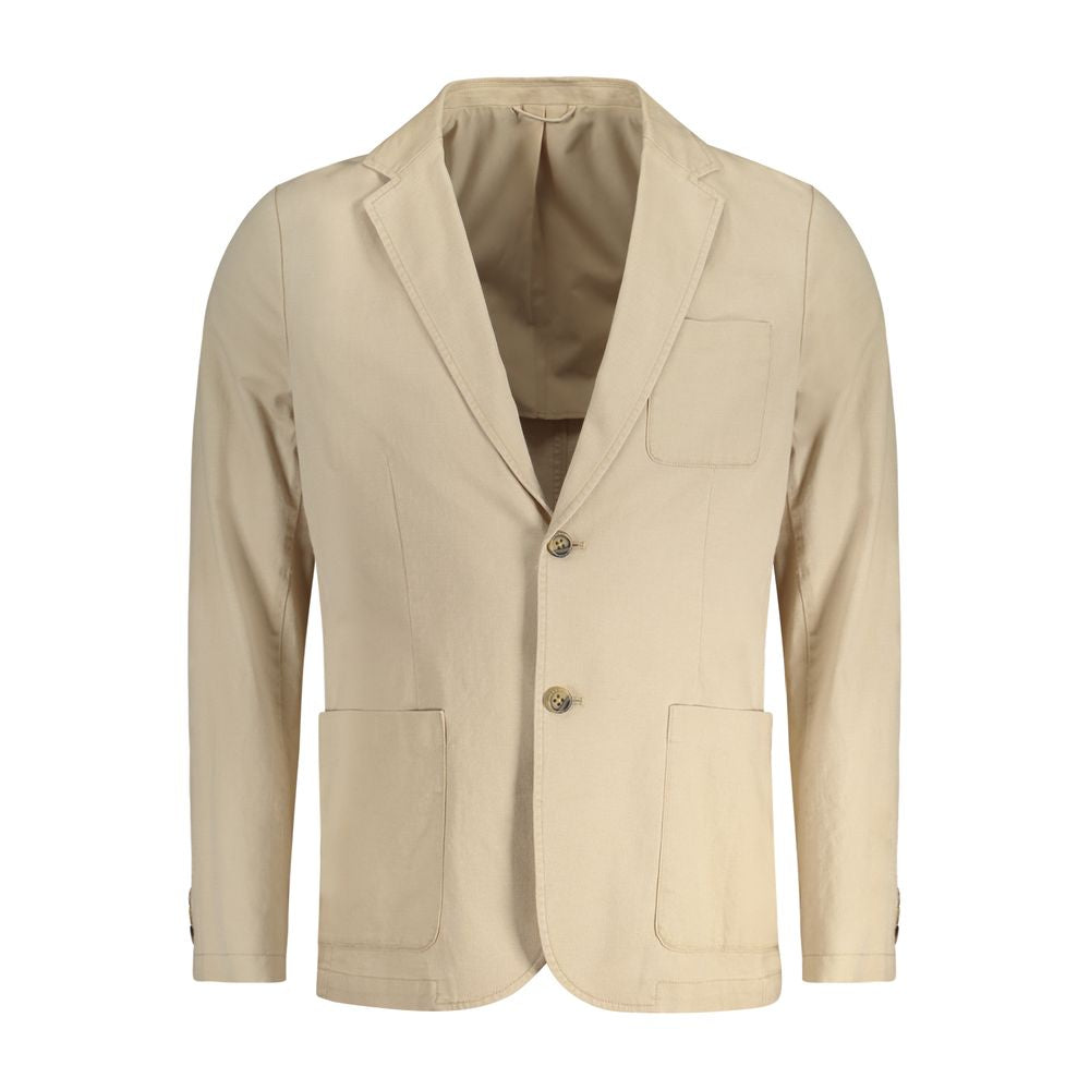 Guess Jeans Beige Cotton Men's Jacket