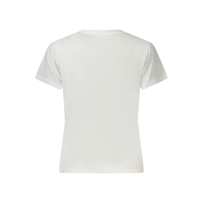 Guess Jeans Bianco Cotton Women T-Shirt