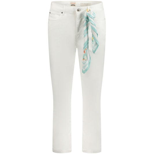 Guess Jeans Bianco Lyocell Women's Skinny Jean