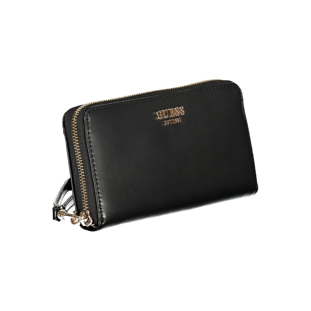 Guess Jeans Nero Polyurethane Women Wallet