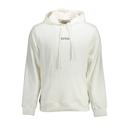 Guess Jeans White Organic Cotton Men's Hoodie