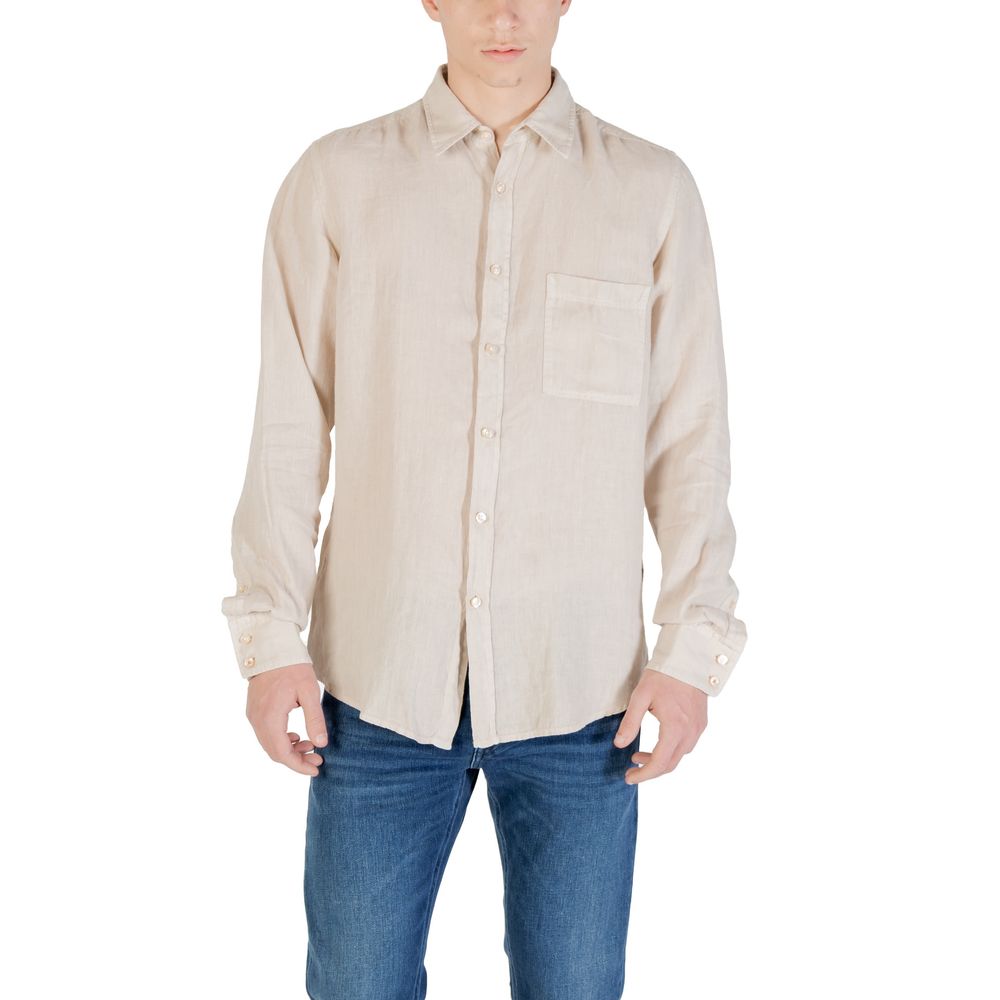 Hugo Boss Beige Linen Shirt