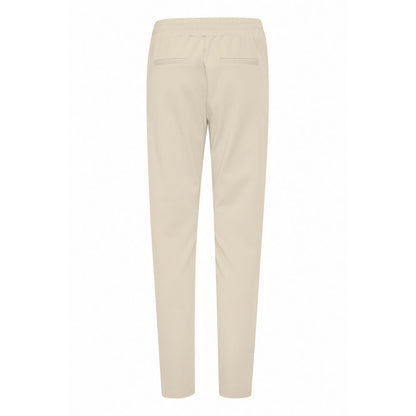 ICHI Beige Polyester Pants