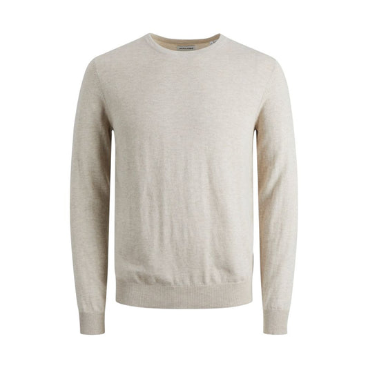 Jack Jones Beige Cotton Sweatshirt