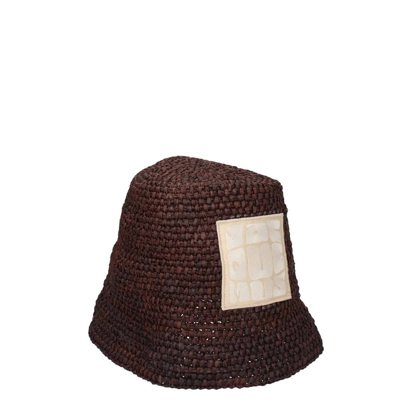 Jacquemus Brown Raffia Bucket Hat