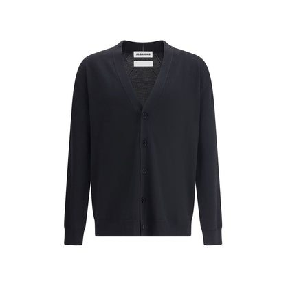Jil Sander Black Wool Cardigan Jil Sander