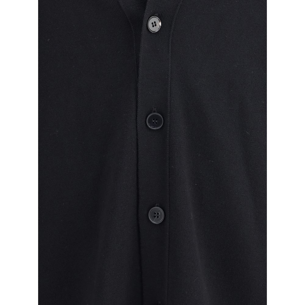 Jil Sander Black Wool Cardigan Jil Sander