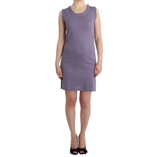 John Galliano Purple cotton jersey dress John Galliano