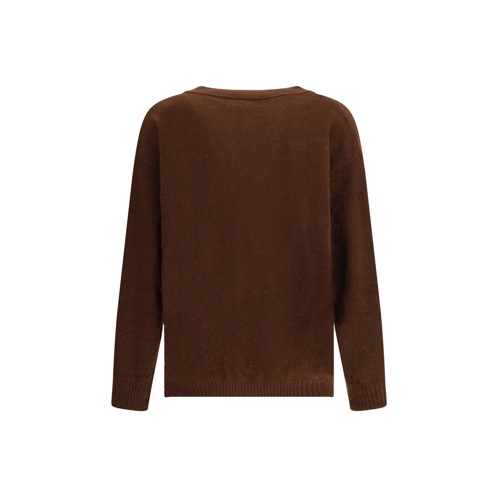 Laneus Brown Cashmere Cardigan