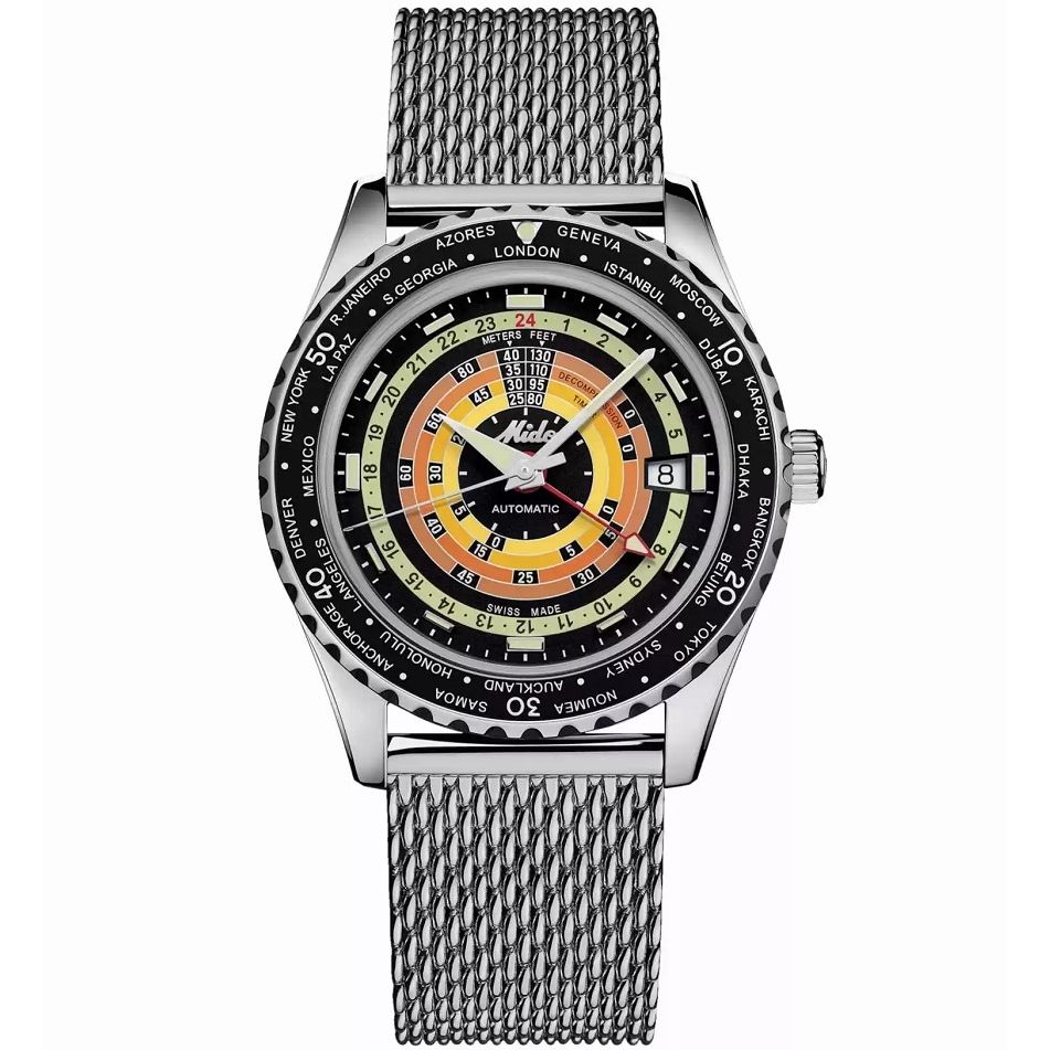 MIDO MOD. OCEAN STAR DECOMPRESSION WORLDTIMER