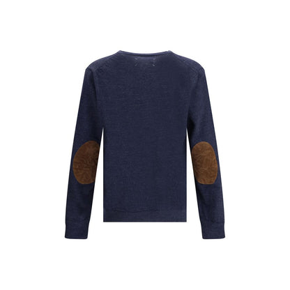 Margiela Blue Wool Cardigan Margiela