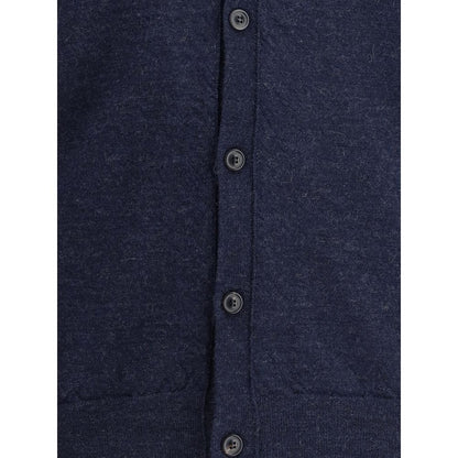 Margiela Blue Wool Cardigan Margiela
