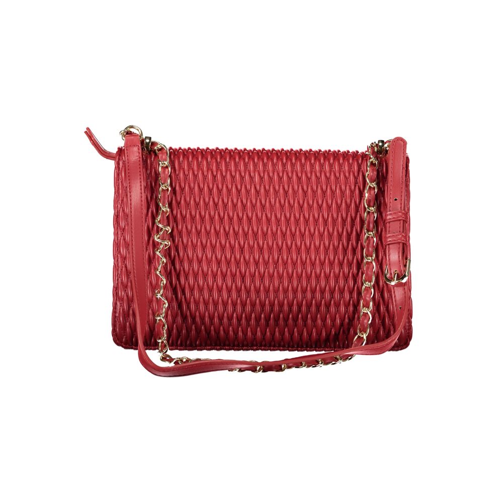 Mario Valentino Rosso Poliuretano Women Shoulder Bag