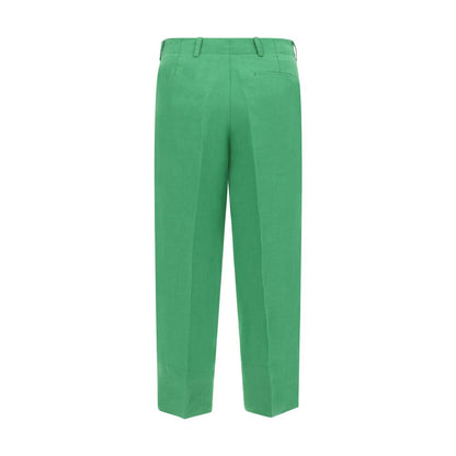 Max Mara Bicolor Linen Casual Pants