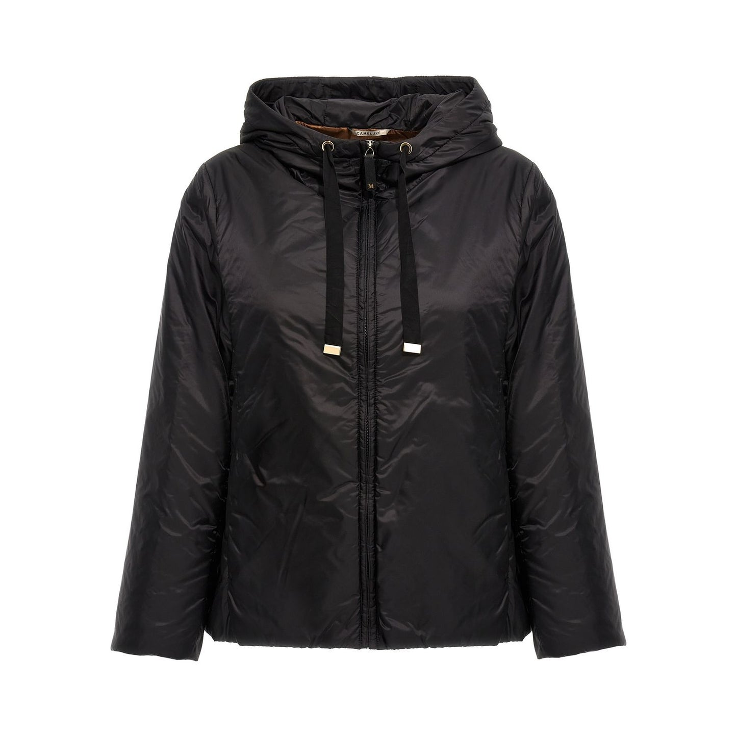 Max Mara Black Polyester Shell Jacket