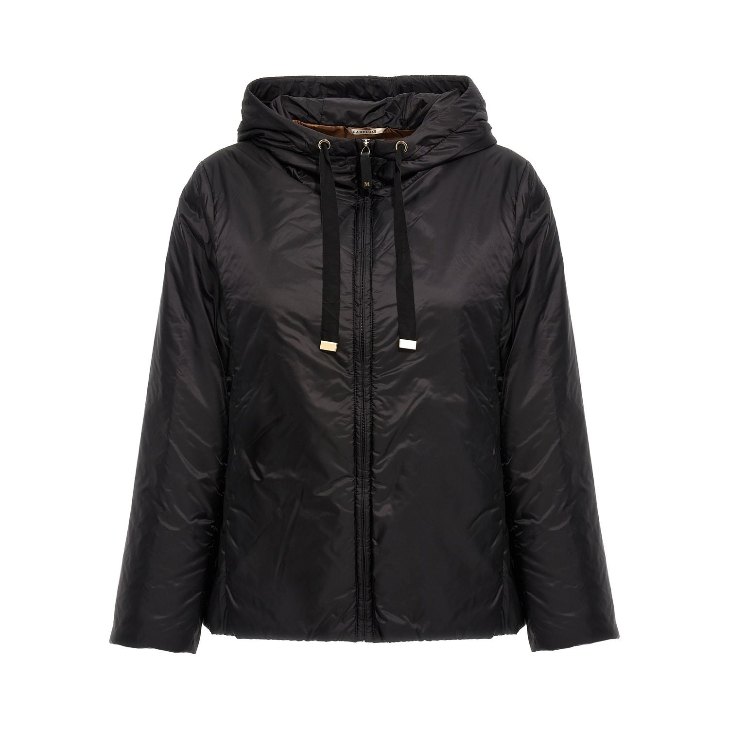 Max Mara Black Polyester Shell Jacket