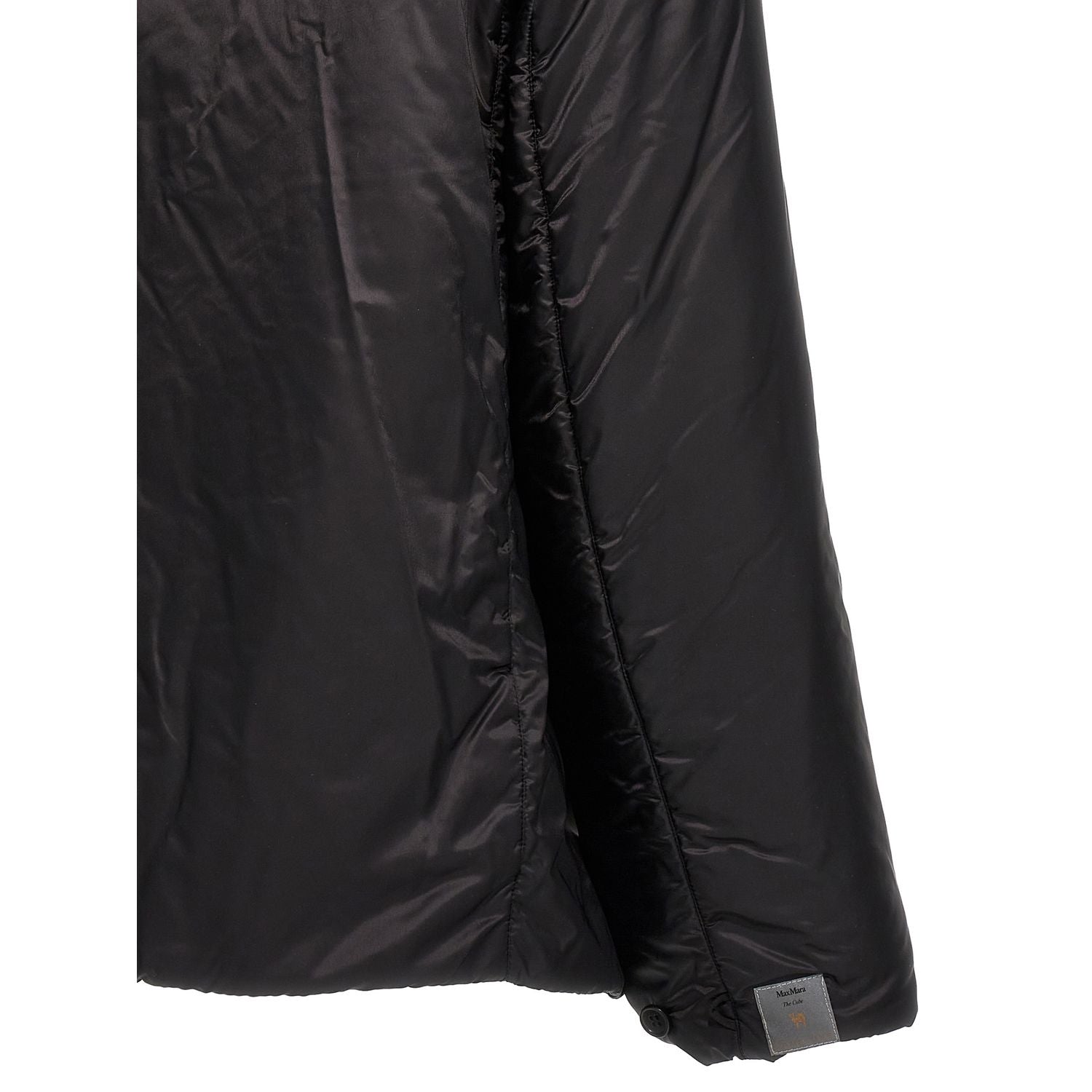 Max Mara Black Polyester Shell Jacket