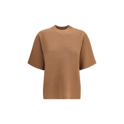 Max Mara Brown Polyester T-Shirt