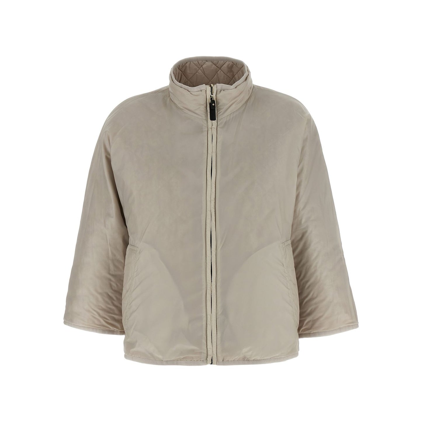 Max Mara Gray Polyester Coat