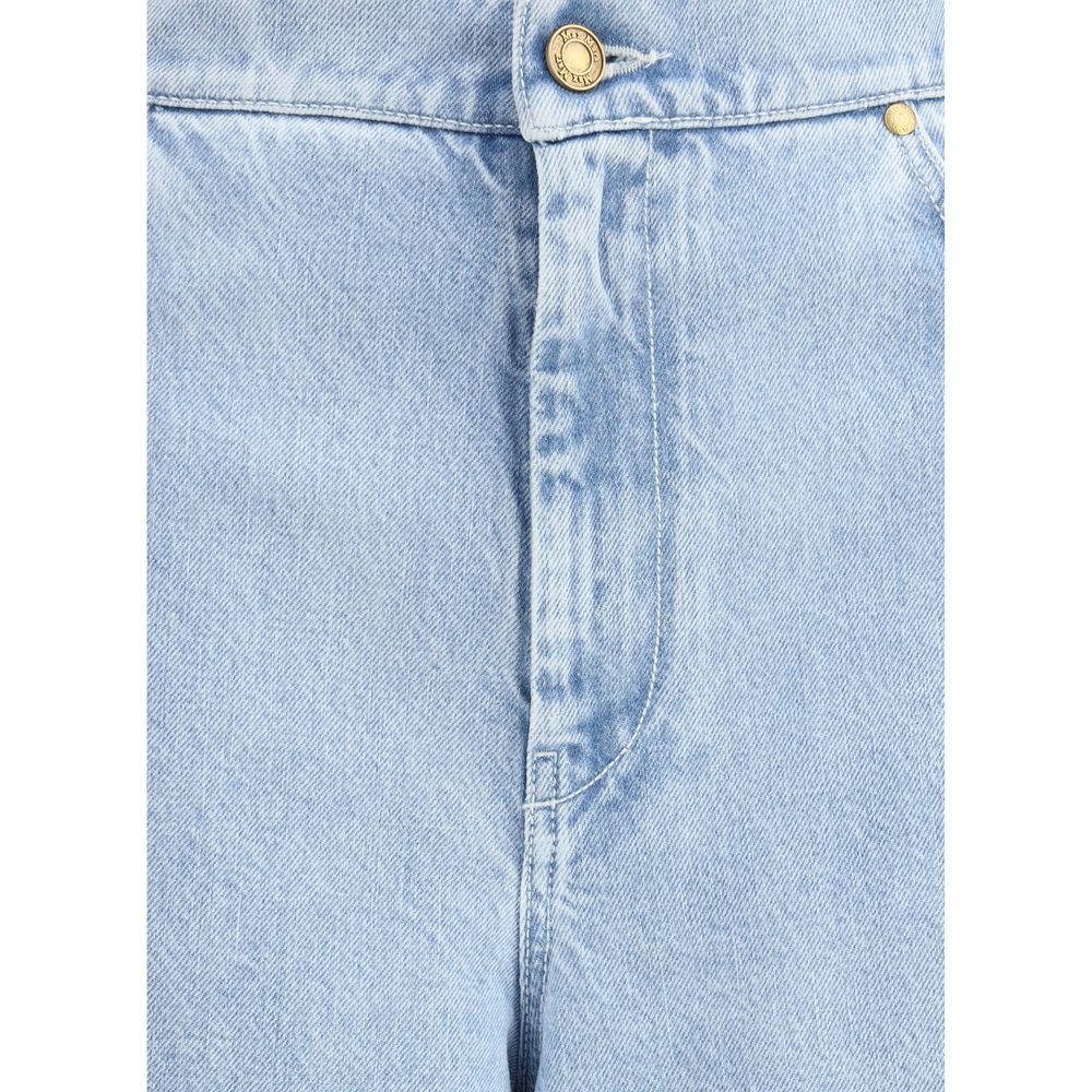 Max Mara Light Blue Cotton Jeans Denim Max Mara
