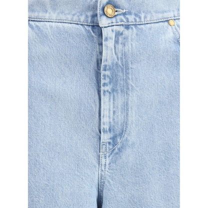 Max Mara Light Blue Cotton Jeans Denim Max Mara