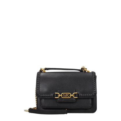 Michael Kors Black Leather Shoulder Bag