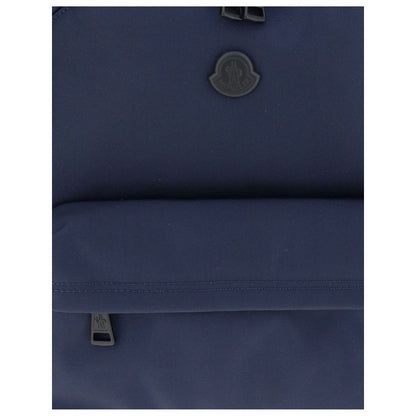 Moncler Blue Nylon Backpack