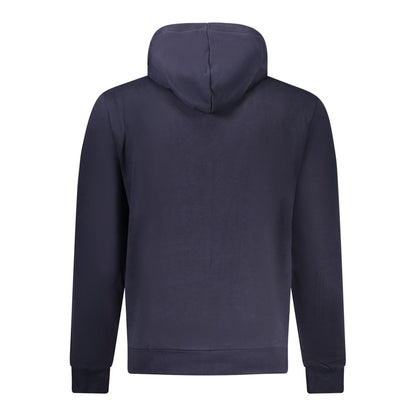 Napapijri Blue Cotton Men's Hooded Sweatshirt