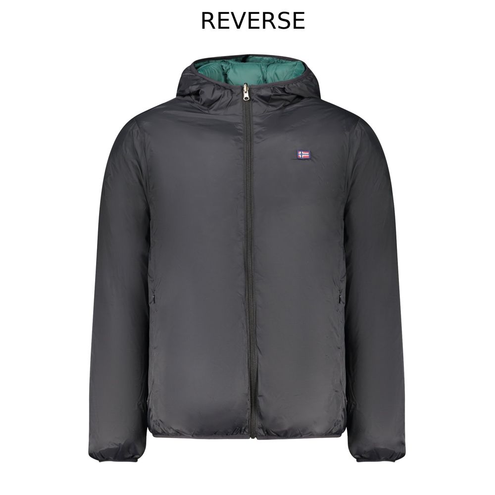 Norway 1963 Black Polyester Men's Reversible Jacket 1728,3XL,67403481248,Black,Clothing,Jackets & Coats - Clothing,L,M,Men,New with tags,Norway 1963,S,Shell Jackets - Jackets & Coats - Clothing,XL,XXL