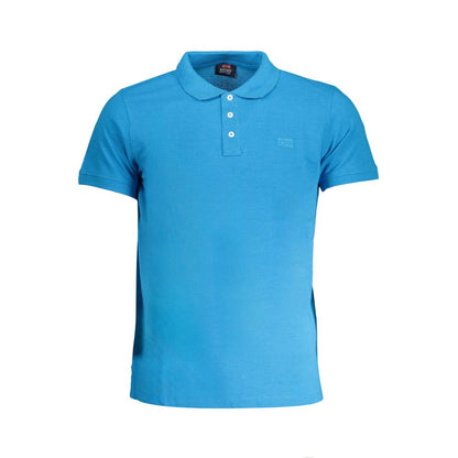 Norway 1963 Blue Cotton Men Polo Shirt
