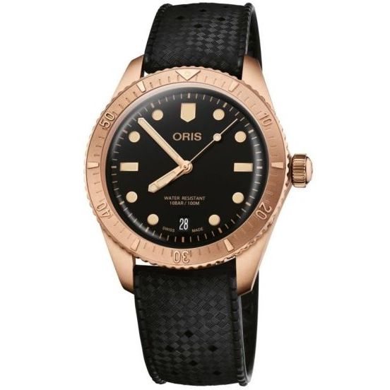 ORIS MOD. DIVERS SIXTY-FIVE COTTON CANDY SEPIA WATCHES